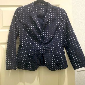 The polka dot The Limited jacket with two pockets